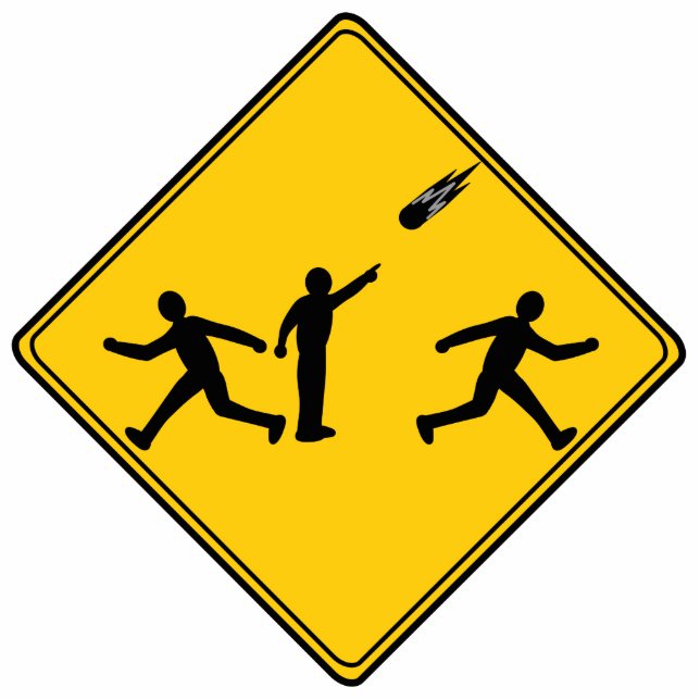 Wegwijzer - Meteor uitgesneden sculptuur Fotobeeldje Magneet (Voorkant)