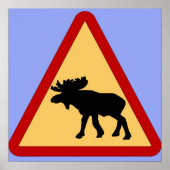 Wegwijzer Moose (Elk) Poster (Voorkant)