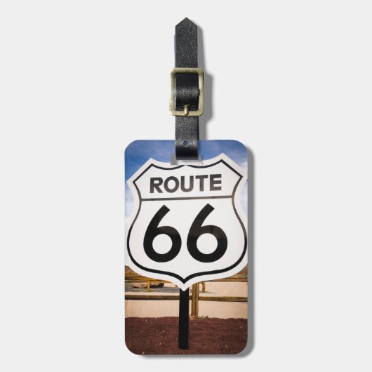 Wegwijzer Route 66, Arizona Bagagelabel (Voorkant verticaal)
