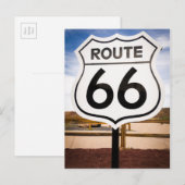 Wegwijzer Route 66, Arizona Briefkaart (Voorkant / Achterkant)