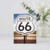 Wegwijzer Route 66, Arizona Briefkaart (Staand voorkant)