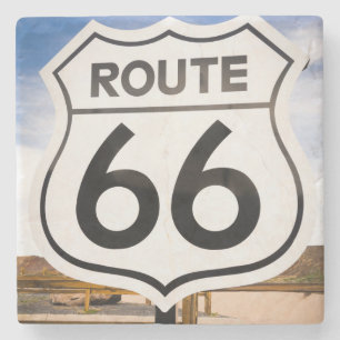 Wegwijzer Route 66, Arizona Stenen Onderzetter