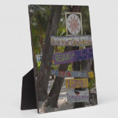 Wegwijzer Rum Point Grand Cayman Fotoplaat (Zijkant)