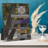Wegwijzer Rum Point Grand Cayman Fotoplaat (Zijkant)