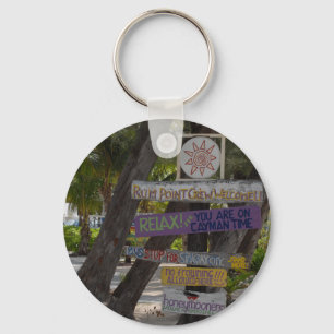 Wegwijzer Rum Point Grand Cayman Sleutelhanger