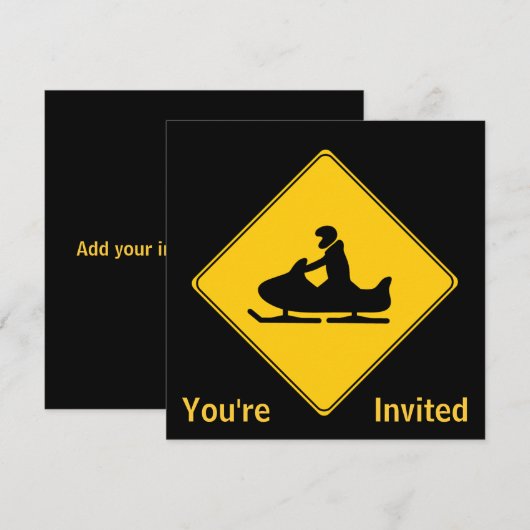 Wegwijzer — Snowmobile Kaart (Voorkant / Achterkant)