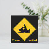 Wegwijzer — Snowmobile Kaart (Staand voorkant)