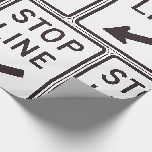 Wegwijzer stoppen cadeaupapier