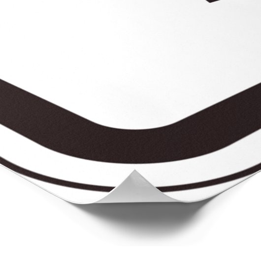 Wegwijzer stoppen poster (Hoek)