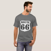 Wegwijzer t-shirt - Route 66 -  (Voorkant volledig)