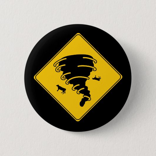 Wegwijzer — Tornado Ronde Button 5,7 Cm (Voorkant)