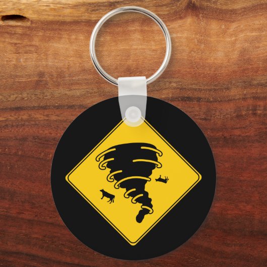 Wegwijzer — Tornado Sleutelhanger (Voorkant)