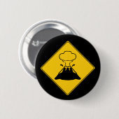 Wegwijzer — Volcano Ronde Button 5,7 Cm (Voorkant /achterkant)