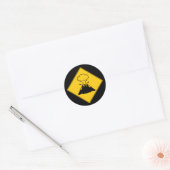 Wegwijzer — Volcano Ronde Sticker (Envelop)