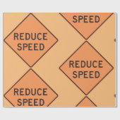 Wegwijzer voor lagere snelheid cadeaupapier (Vlak)