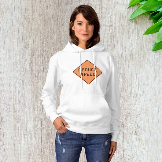 Wegwijzer voor lagere snelheid hoodie