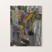 Wegwijzers bij Rum Point. Grand Cayman Legpuzzel (Verticaal)