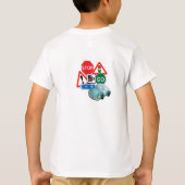 Wegwijzers en -auto's t-shirt (Achterkant)