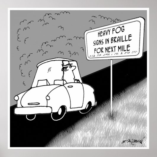 Wegwijzers in braille poster (Voorkant)