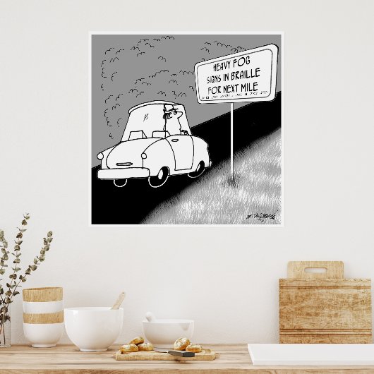 Wegwijzers in braille poster (Keuken)