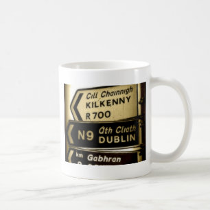Wegwijzers in Ierland Koffiemok