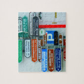 Wegwijzers in Ierland Legpuzzel (Verticaal)