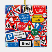 Wegwijzers Keramisch Ornament (Voorkant)