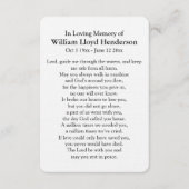 Wegzeilend naar wolkengebedskaarten (Voorkant)