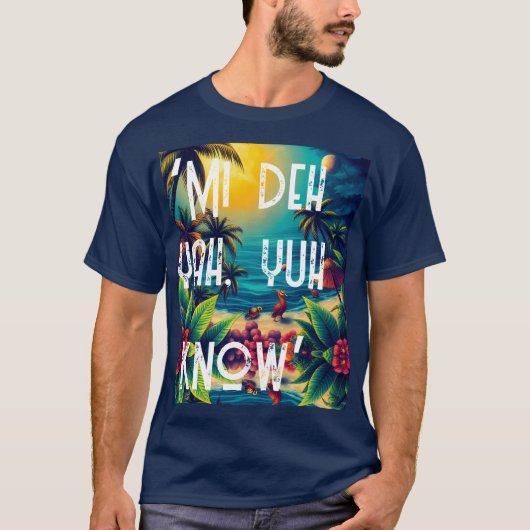 Weh yuh deh pon' t-shirt (Voorkant)