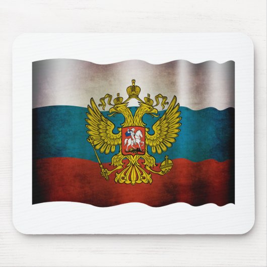 Wehende Flagge von Russland Muismat (Voorkant)