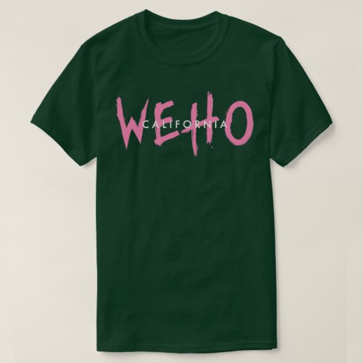 WEHO CALIFORNIA T-SHIRT (Design voorkant)