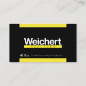 Weichert Realtors Geweldige Visitekaartje (Achterkant)