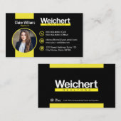 Weichert Realtors Geweldige Visitekaartje (Voorkant / Achterkant)