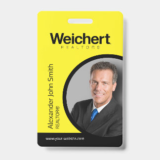 Weichert Realtors ID Kaart Badge