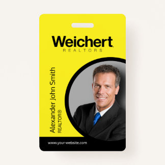 Weichert Realtors ID Kaart Badge