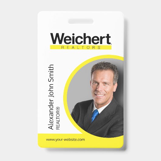 Weichert Realtors ID Kaart Badge (Voorkant)