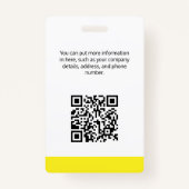 Weichert Realtors ID Kaart Badge (Achterkant)