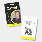 Weichert Realtors ID Kaart Badge (Voor- en achterkant)