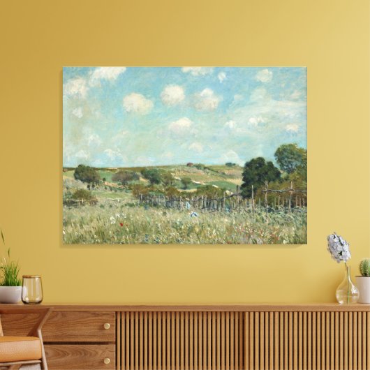 Weide – Alfred Sisley Canvas Afdruk (Insitu (Woonkamer))