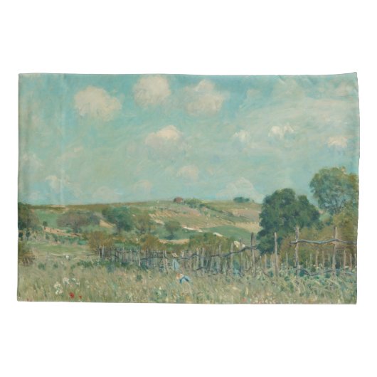 weide | Alfred Sisley | National Gallery of Art Kussensloop (Achterkant)