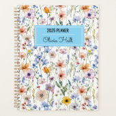 weide bloem Back to School Benodigdheden Leraren Planner (Voorkant)