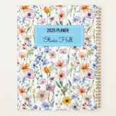 weide bloem Back to School Benodigdheden Leraren Planner (Achterkant)