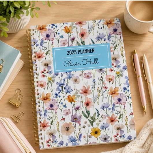 weide bloem Back to School Benodigdheden Leraren Planner