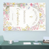 weide bloemen Bevestiging welkom Spandoek (Beurs)