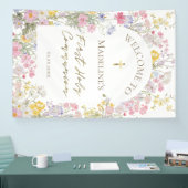 weide bloemen Eerste Communie welkom Spandoek (Beurs)