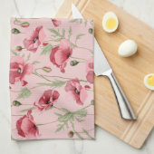 Weide bloemen prints landhuis theedoek (Quarter Fold)