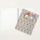 weide bloemendecor Schoolbenodigdheden Leraren Planner (Display)