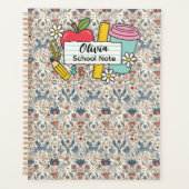 weide bloemendecor Schoolbenodigdheden Leraren Planner (Voorkant)