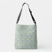 Weide | Dansende waterverf Madeliefjes Crossbody Tas (Achterkant)