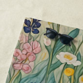 Weide Fluisteringen: Pastel Wilde Bloemen Strandlaken (In situ)